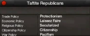 Taftite Republicans (127 KB) Views of the Taftite Republicans