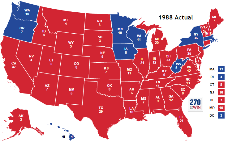 United States presidential election, 1988 Historica Wiki Fandom