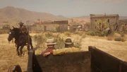 Arizona, Iron-Sights, and Jones escaping from Tumbleweed