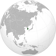 Location of South Korea