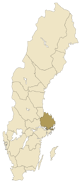Location of Uppland