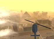 View of the city from a helicopter, 1992