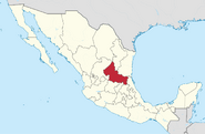 Location of San Luis Potosi