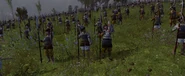 Kamakura infantry cheering