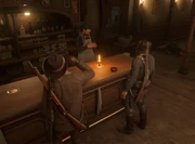 Arizona and Pete at the Valentine saloon