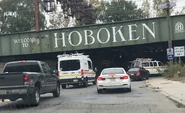 The “Welcome to Hoboken” sign, 22 October 2020