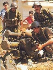 Syrian troops Lebanon 1982