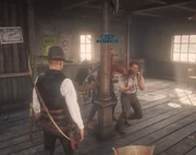 Pete stabbing Doniphan Q. Merrick