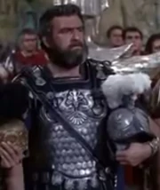 Agrippa in his battle armor