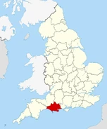Location of Dorset