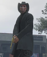 Piombino cowboy.png (283 KB) Piombino wearing cowboy clothes and Native American facepaint