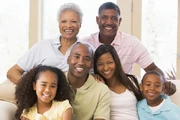 A family of African-Americans