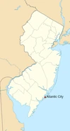 Location of Atlantic City