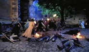 Dead Royalists in the street