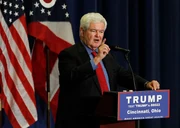Gingrich campaigning for Trump, 2016