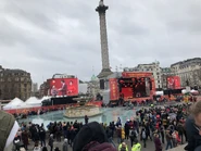 Trafalgar Square during Lunar New Year celebrations, 26 January 2020