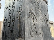 Luxor Temple 12.jpg (3.2 MB) Depictions of gods, including Seshat (second from left)