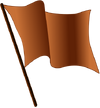 Brown flag