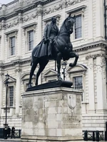 A statue of Haig in , 2020