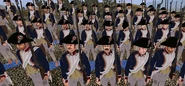 French volunteer troops