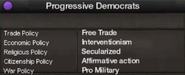 Progressive Democrats (136 KB) Progressive faction views