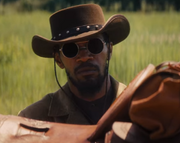 Django wearing sunglasses