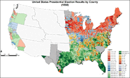 Results of the 1860 presidential election in the American South