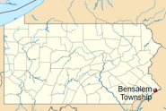 Location of Bensalem