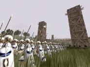 A Carthaginian siege army.