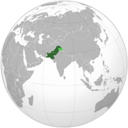 Pakistan's location