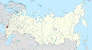 Location of the DPR within Russia.