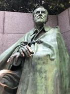 The Roosevelt statue in Washington DC