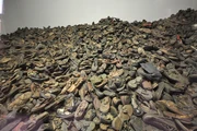 The shoes of those murdered at Auschwitz
