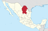 Location of Coahuila