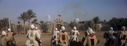 The Mahdists approaching the walls