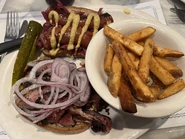 A "Sailor sandwich", invented in Richmond to serve US Navy trainees during World War II