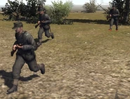 Volkssturm troops advancing