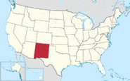 Location of New Mexico