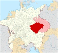 Location of Bohemia in 1618