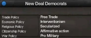 New Deal Democrats (142 KB) New Deal faction views