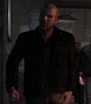 Klebitz at The Lost MC's clubhouse, 2008.