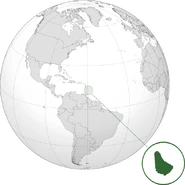 Location of Barbados