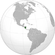 Location of Nicaragua