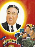 Kim Il-sung mural