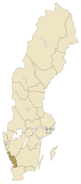 Location of Halland