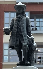 A statue of Penn in 