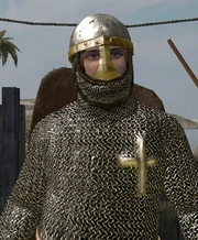 Geoffroy on the ship to the , 1187