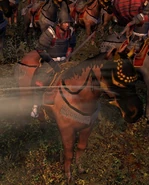 Hideaki Kobayakawa at the battle