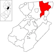 Location of Woodbridge