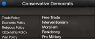 Conservative Democrats (140 KB) Conservative faction views